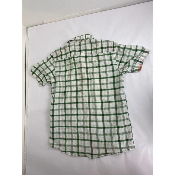 Age of Wisdom Pearl Snap Checkered Shirt Contrasting Floral Collar - Medium - Picture 7 of 10